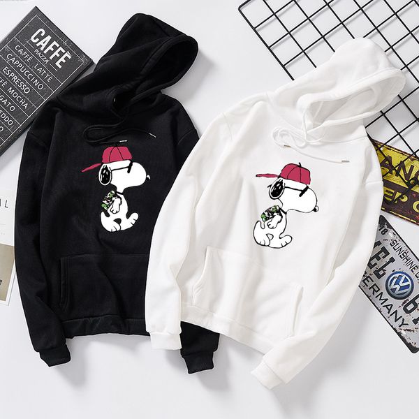 women autumn winter thin hoodies long sleeve cartoon snoopy hooded sweatshirt plus size m-5xl casual sport pullover, Black
women autumn winter thin hoodies long sleeve cartoon snoopy hooded sweatshirt plus size m-5xl casual sport pullover, Black