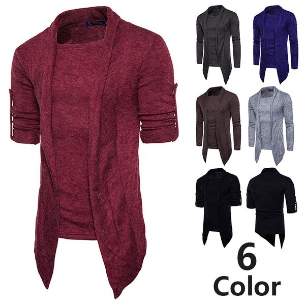 selling men's spring and autumn new fake two thick sweater men's european code solid color fashion sweater, White;black
selling men's spring and autumn new fake two thick sweater men's european code solid color fashion sweater, White;black