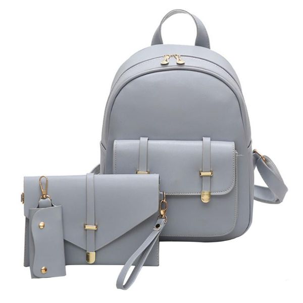 3pcs/set pu leather women backpack girls solid shoulder mini backpack girl composite bag feminina 2018 selling
3pcs/set pu leather women backpack girls solid shoulder mini backpack girl composite bag feminina 2018 selling