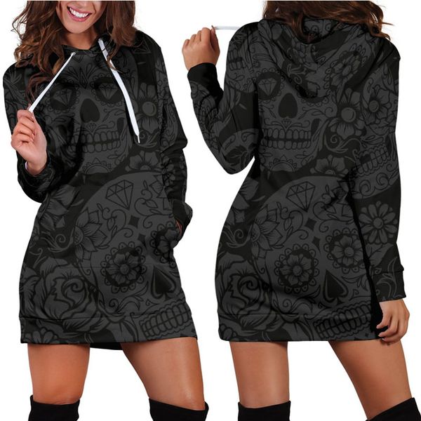 3d hoodies women melted novelty hoody sweatshirt pullover tracksuits streetwear harajuku hipster dark sugar skull hoodie dress, Black
3d hoodies women melted novelty hoody sweatshirt pullover tracksuits streetwear harajuku hipster dark sugar skull hoodie dress, Black