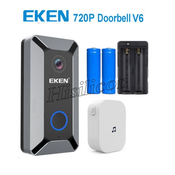 eken v6 720p smart wireless 720p wifi video doorbell door bell chime wireless visual doorbell cloud storage night vision with chime battery
eken v6 720p smart wireless 720p wifi video doorbell door bell chime wireless visual doorbell cloud storage night vision with chime battery