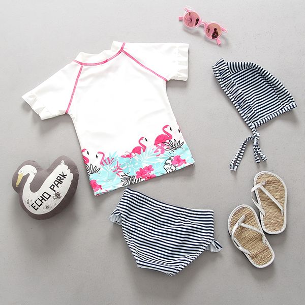 baby flamingo swimwear girls 2 pieces swimming suit bathing suits cartoon white striped toddler girl child swimsuit 0-6 years
baby flamingo swimwear girls 2 pieces swimming suit bathing suits cartoon white striped toddler girl child swimsuit 0-6 years
