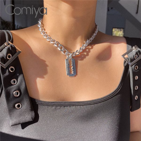 comiya necklace for women geometric big pendant statement necklace fashion korean feminino bijoux punk mujer jewelry, Golden;silver
comiya necklace for women geometric big pendant statement necklace fashion korean feminino bijoux punk mujer jewelry, Golden;silver