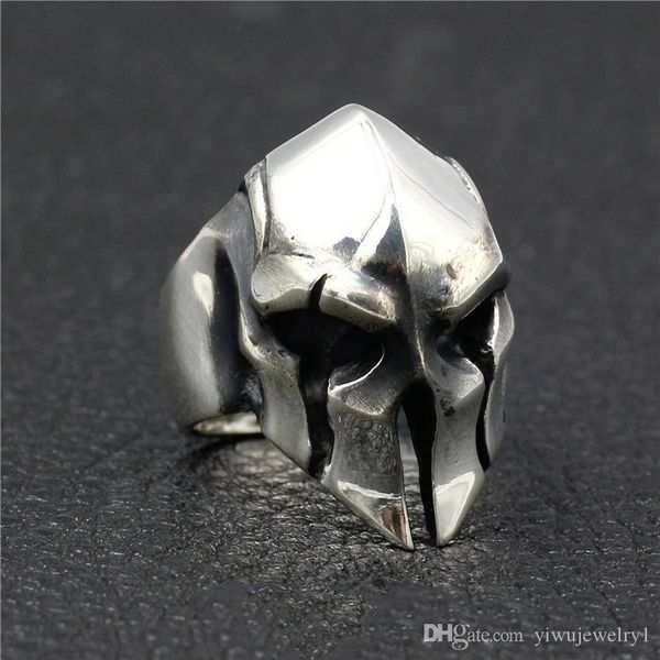punk mens vintage ring stainless steel spartan warrior mask rings for men strange mask rings jewelry gift, Silver
punk mens vintage ring stainless steel spartan warrior mask rings for men strange mask rings jewelry gift, Silver