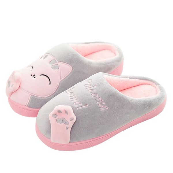 cat pattern slippers home household cotton girls cute slipper adorable indoor scuffs zy939, Black
cat pattern slippers home household cotton girls cute slipper adorable indoor scuffs zy939, Black