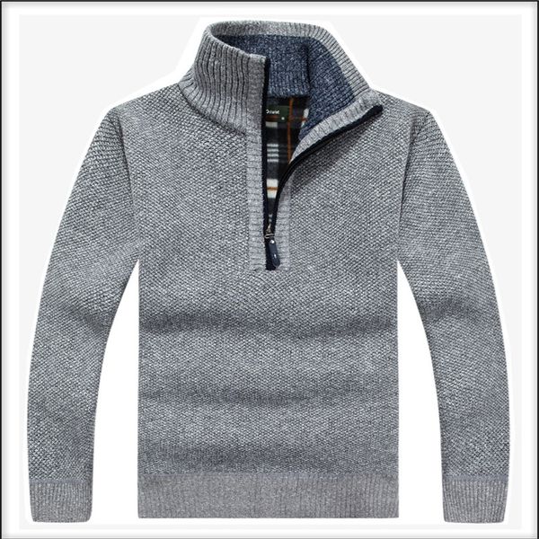 warm thick velvet cashmere sweaters men winter pullovers zipper mandarin collar man casual clothes pattern knitwear big size 3xl, White;black
warm thick velvet cashmere sweaters men winter pullovers zipper mandarin collar man casual clothes pattern knitwear big size 3xl, White;black