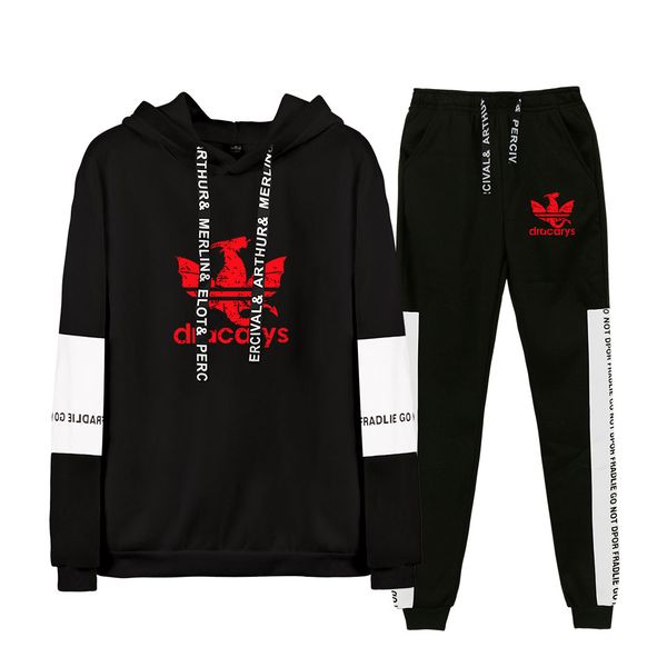 dracarys 2019 принт мужская / женская толстовка костюм модный белый dracarys hoodie + черные спортивные штаны кофты осень зима теплая одежда, White
dracarys 2019 принт мужская / женская толстовка костюм модный белый dracarys hoodie + черные спортивные штаны кофты осень зима теплая одежда, White