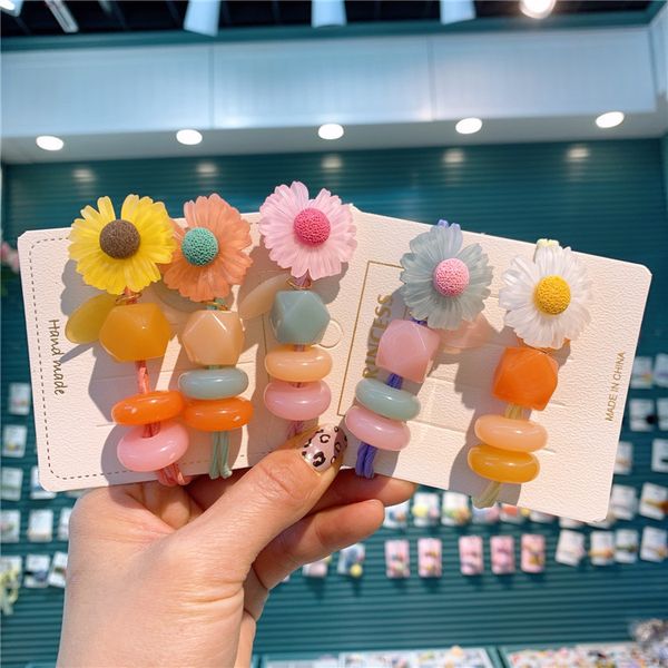 korean new style small chrysanthemum head rope hair circle small fresh jelly color beaded hair leather band elastic bands, Slivery;white
korean new style small chrysanthemum head rope hair circle small fresh jelly color beaded hair leather band elastic bands, Slivery;white