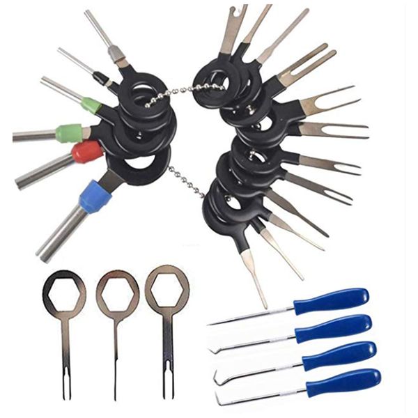 terminal removal tools car electrical wiring crimp connector pin extractor kit automobiles terminal repair hand tools
terminal removal tools car electrical wiring crimp connector pin extractor kit automobiles terminal repair hand tools