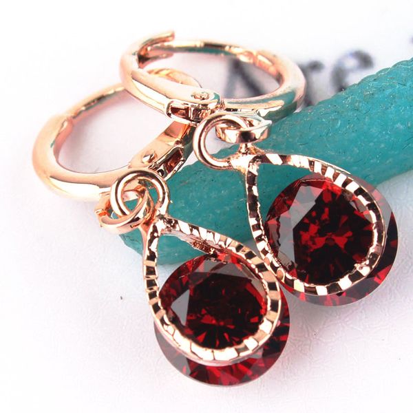 fashion new fashion gold-color 5 colors cz crystal stone drop dangle earrings for women jewelry gift, Silver
fashion new fashion gold-color 5 colors cz crystal stone drop dangle earrings for women jewelry gift, Silver