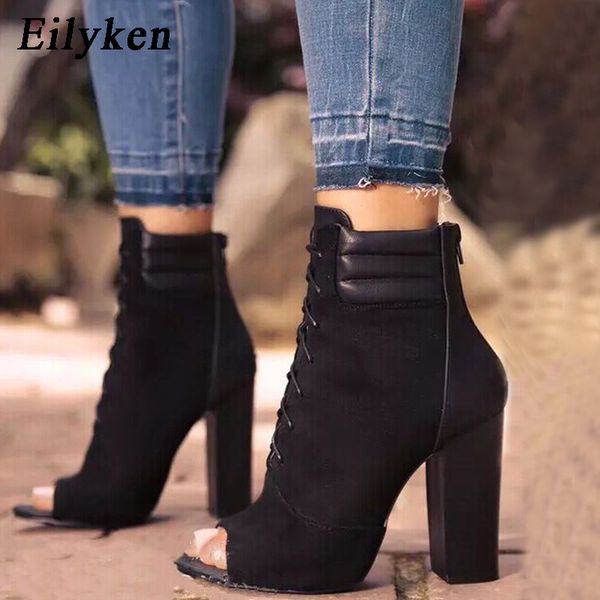 eilyken women boots sandals gladiator high heels women peep toe cross-tied pumps shoes lace-up woman ankle boots size 40, Black
eilyken women boots sandals gladiator high heels women peep toe cross-tied pumps shoes lace-up woman ankle boots size 40, Black