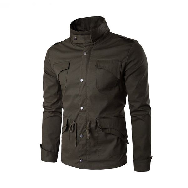 male casual slim stand collar jacket men overcoat spring autumn men's casual jacket thin solid fashion coats bomber jackets y1, Black;brown
male casual slim stand collar jacket men overcoat spring autumn men's casual jacket thin solid fashion coats bomber jackets y1, Black;brown
