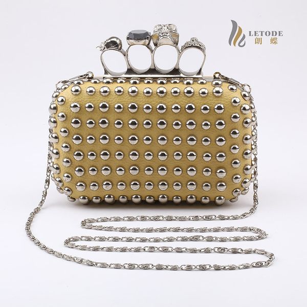 skull skeleton finger ring women clutch bags diamonds dot evening bag metre chain handbags leather bolsa feminina 2011
skull skeleton finger ring women clutch bags diamonds dot evening bag metre chain handbags leather bolsa feminina 2011