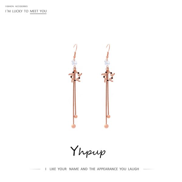 yhpup long chain tassel stainless steel dangle earrings geometric statement christmas gift jewelry for female party brincos new, Silver
yhpup long chain tassel stainless steel dangle earrings geometric statement christmas gift jewelry for female party brincos new, Silver