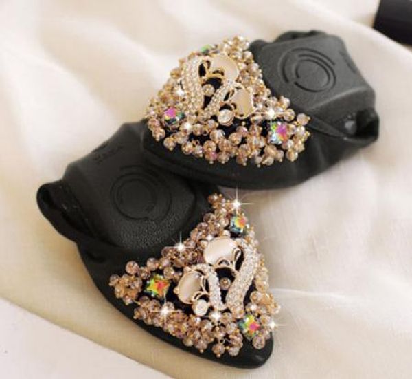 2019 women's shoes in spring and autumn with new style flat bottom pointed end water drill sequined cloth#69, Black
2019 women's shoes in spring and autumn with new style flat bottom pointed end water drill sequined cloth#69, Black