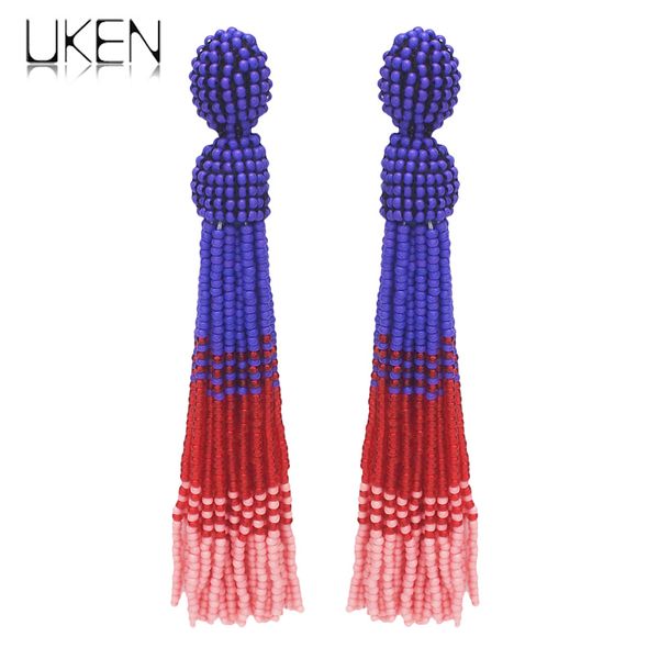 multicolor resins beads tassel earrings bohemian statement long beads dangle earrings for women fashion jewelry uken, Golden
multicolor resins beads tassel earrings bohemian statement long beads dangle earrings for women fashion jewelry uken, Golden