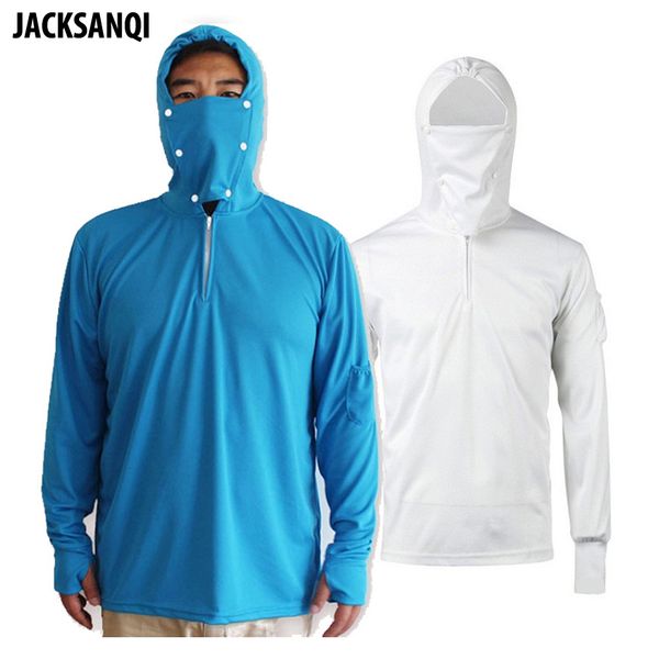 jacksanqi summer new men's women's quick dry uv sun protection hooded fishing jackets skin breathable male overall coats ra103, Blue;black
jacksanqi summer new men's women's quick dry uv sun protection hooded fishing jackets skin breathable male overall coats ra103, Blue;black