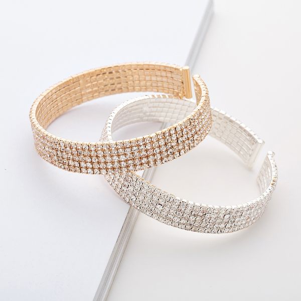 trendy elegant opening cuff bangle &bracelet for women charm gold color crystal adjustable bangles romantic wedding jewelry, Golden;silver
trendy elegant opening cuff bangle &bracelet for women charm gold color crystal adjustable bangles romantic wedding jewelry, Golden;silver