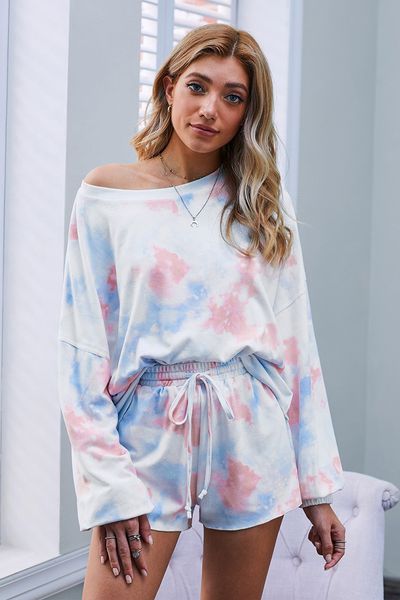 dhl for pajamas tiedye for femme pigiama da donna per girocollo tye dye short purple light bleach tie dye shirt gorge nice garden2010, Blue;gray
dhl for pajamas tiedye for femme pigiama da donna per girocollo tye dye short purple light bleach tie dye shirt gorge nice garden2010, Blue;gray