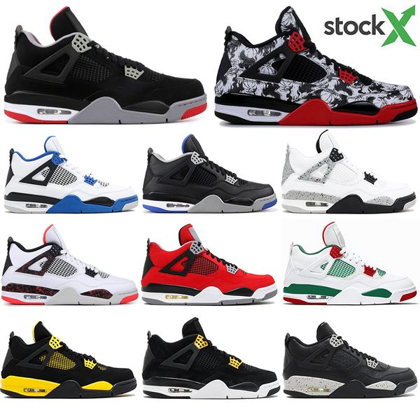 with socks 2020 bred white cement 4 4s iv basketball shoes oreo tatoo cool mens designer running shoe sports sneskers size 40-47
with socks 2020 bred white cement 4 4s iv basketball shoes oreo tatoo cool mens designer running shoe sports sneskers size 40-47