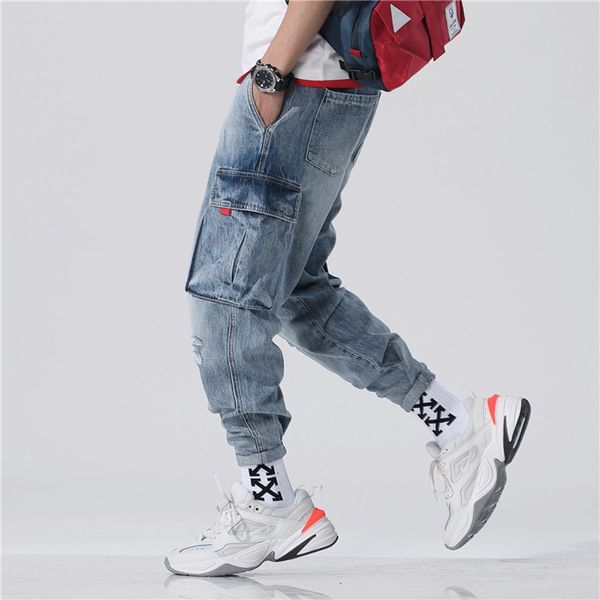 spring nine-point jeans men's loose large size hallen small foot fat boys 9-point trousers holes nine-point trousers men's trend, Blue
spring nine-point jeans men's loose large size hallen small foot fat boys 9-point trousers holes nine-point trousers men's trend, Blue