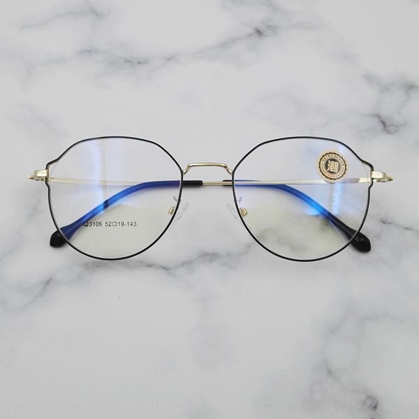 artistic myopia female irregular round thin edge frame myopia glasses metal optical glasses frame, Silver
artistic myopia female irregular round thin edge frame myopia glasses metal optical glasses frame, Silver