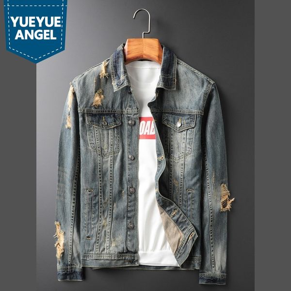 autumn new ripped hole denim coat men casual slim fit personality washed jean jacket vintage blue long sleeve biker jaqueta, Black;brown
autumn new ripped hole denim coat men casual slim fit personality washed jean jacket vintage blue long sleeve biker jaqueta, Black;brown