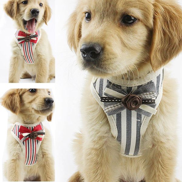pet striped anti-explosion harnesses bow knot vest chest belt for dogs, navy blue pink black collar pet dog supplies#p9
pet striped anti-explosion harnesses bow knot vest chest belt for dogs, navy blue pink black collar pet dog supplies#p9