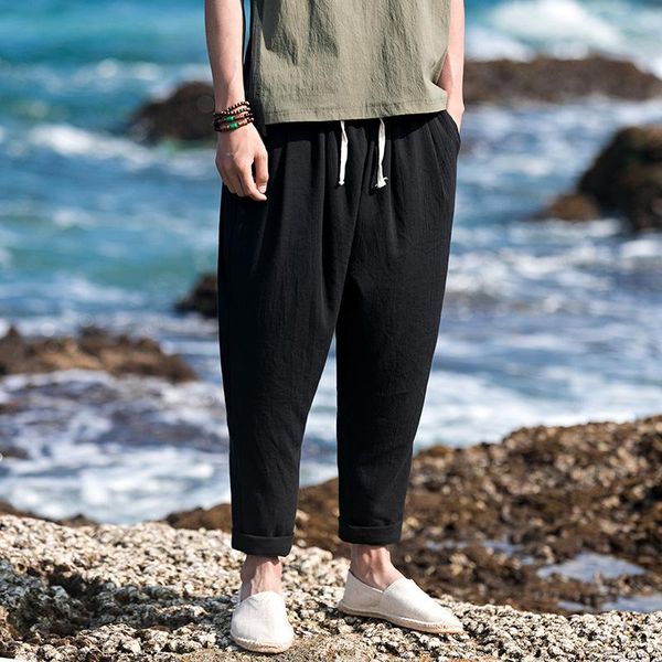 2020 new summer cotton linen men casual harem pants large size 5xl sweatpants chinese style male trousers a119-1959, Black
2020 new summer cotton linen men casual harem pants large size 5xl sweatpants chinese style male trousers a119-1959, Black