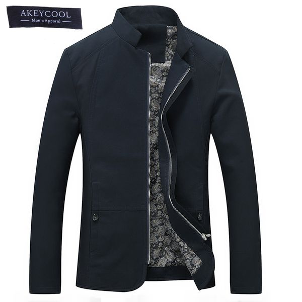 spring autumn new jacket men 's fashion collar slim casual jacket cotton washed men solid color coats stand collar outwear, Black;brown
spring autumn new jacket men 's fashion collar slim casual jacket cotton washed men solid color coats stand collar outwear, Black;brown