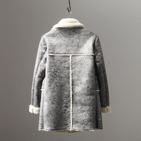 winter new замша пальто мужчины моды тонкий однобортный искусственного меха шинель высокого качества high street личность теплое верхняя оде, Black
winter new замша пальто мужчины моды тонкий однобортный искусственного меха шинель высокого качества high street личность теплое верхняя оде, Black