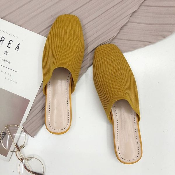eoeodoit square toe stretch slippers low block heel slip on casual comfort lazy lady weekends shoes flats spring summer sandals, Black
eoeodoit square toe stretch slippers low block heel slip on casual comfort lazy lady weekends shoes flats spring summer sandals, Black