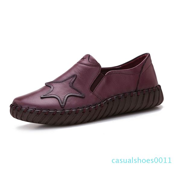 women flats handmade shoes 2019 spring autumn genuine leather ladies shoe flat shoes women leather retro shoe c11, Red;white
women flats handmade shoes 2019 spring autumn genuine leather ladies shoe flat shoes women leather retro shoe c11, Red;white