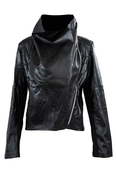 fashion vintage womens slim biker motorcycle pu soft leather zipper jacket coat - black xxl
fashion vintage womens slim biker motorcycle pu soft leather zipper jacket coat - black xxl