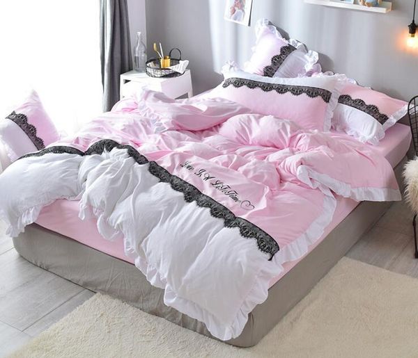 lace princess style bedding set washable cotton duvet cover set full size for girls women creative gift
lace princess style bedding set washable cotton duvet cover set full size for girls women creative gift