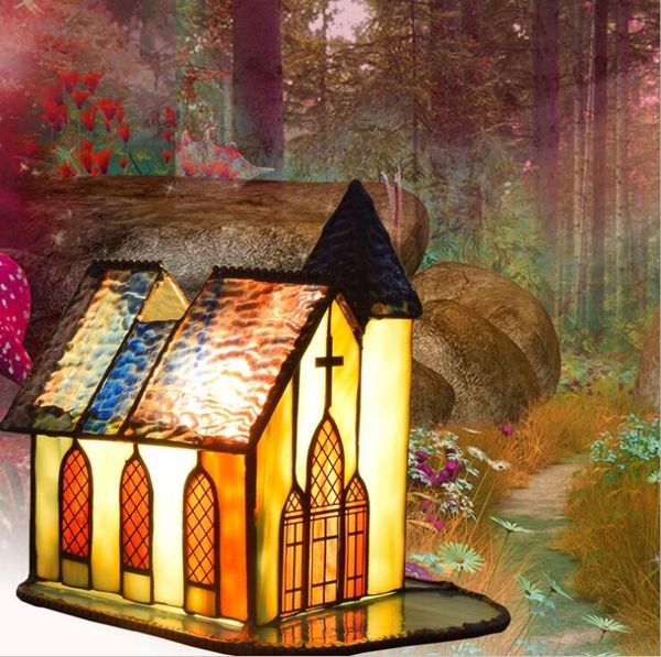 European-style table lamp creative retro small house night light art bedside night light gift lamp bar restaurant lamp church table lamps
European-style table lamp creative retro small house night light art bedside night light gift lamp bar restaurant lamp church table lamps