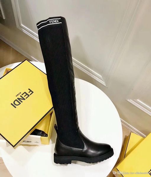 o luxury women shoes over the knee boots 2020 new superstars womens thigh high knitted socks boots size eu35-41, Black
o luxury women shoes over the knee boots 2020 new superstars womens thigh high knitted socks boots size eu35-41, Black