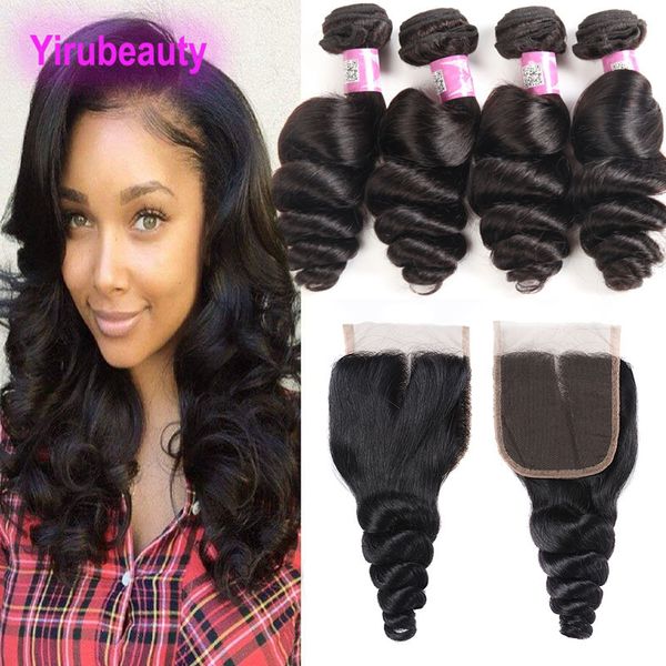 brazilian loose wave curly human hair extensions 4 bundles with 4x4 lace frontal bundles with closure 5 pieces/lot natural color, Black;brown
brazilian loose wave curly human hair extensions 4 bundles with 4x4 lace frontal bundles with closure 5 pieces/lot natural color, Black;brown