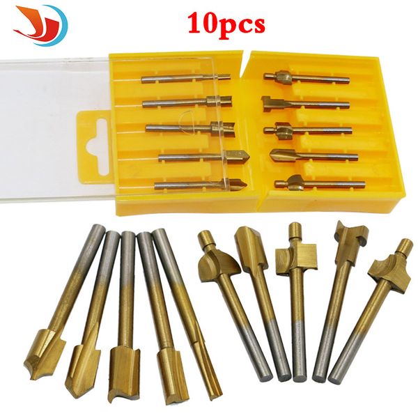 10pcs 1/8" hss titanium coated woodworking router bits wood cutter milling used for dremel
10pcs 1/8" hss titanium coated woodworking router bits wood cutter milling used for dremel