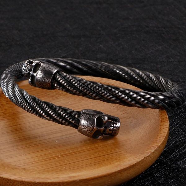 gothic skull bracelet for men stainless steel gold mens jewellery accessories hip hop skeleton wristband mens wrap bracelets man, Golden;silver
gothic skull bracelet for men stainless steel gold mens jewellery accessories hip hop skeleton wristband mens wrap bracelets man, Golden;silver