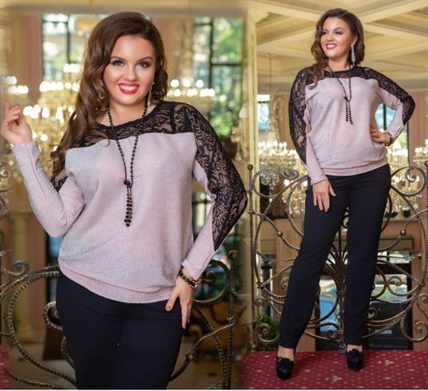 ladies blouse women sequin ladies 2019 plus size lace blouse knit elegant long sleeve black shirt camisa feminina, White
ladies blouse women sequin ladies 2019 plus size lace blouse knit elegant long sleeve black shirt camisa feminina, White