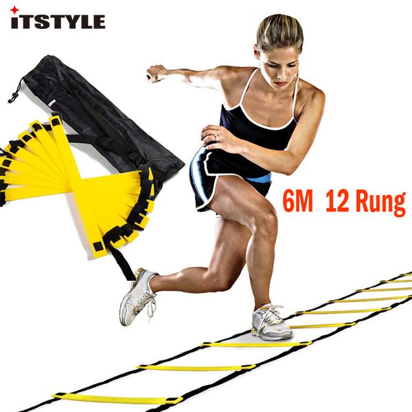 itstyle 12 rung 18 feet 6m football training ladder agile staircase fitness feet training speed energy rope ladder 2mm/3mm/4mm
itstyle 12 rung 18 feet 6m football training ladder agile staircase fitness feet training speed energy rope ladder 2mm/3mm/4mm