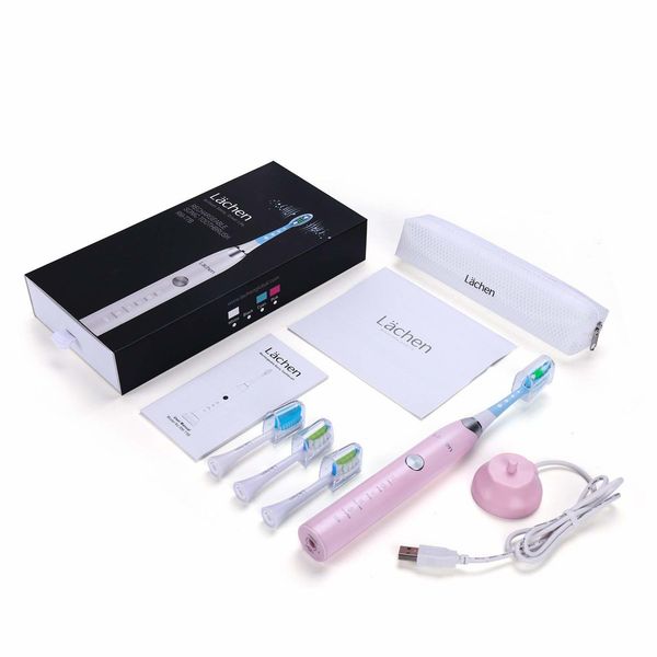 lachen t7b sonic whitening electric toothbrush sonic toothbrush with 4 brush heads and timer 5 modes usb charging
lachen t7b sonic whitening electric toothbrush sonic toothbrush with 4 brush heads and timer 5 modes usb charging