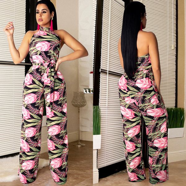 backless printed straps wide-legged two-piece nightclub suit women's two piece pants nightclub women's long pants suits, White
backless printed straps wide-legged two-piece nightclub suit women's two piece pants nightclub women's long pants suits, White