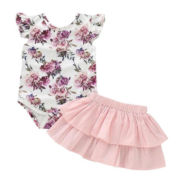 cute children clothes set kids girls flying short sleeve flower print baby romper solid color skirt bodysuit + short skirts, White
cute children clothes set kids girls flying short sleeve flower print baby romper solid color skirt bodysuit + short skirts, White