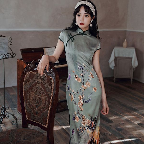 элегантная высокочастотная вечеринка prem prom леди с коротким рукавом печать cheongsam сексуальный ошейник мандарин qipao большой размер 3x, Red
элегантная высокочастотная вечеринка prem prom леди с коротким рукавом печать cheongsam сексуальный ошейник мандарин qipao большой размер 3x, Red