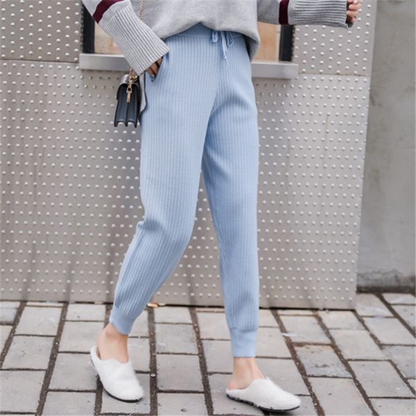 yamdi 2020 new mid waist knitted harem pants women trousers drawstring skinny pants pockets knitted striped sweatpants pantalon, Black;white
yamdi 2020 new mid waist knitted harem pants women trousers drawstring skinny pants pockets knitted striped sweatpants pantalon, Black;white