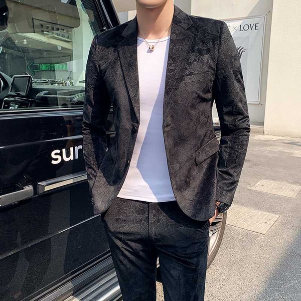 british style suit men business casual costume homme slim fit 2 pcs men suits wedding groom tuxedos suits for traje hombre, White;black
british style suit men business casual costume homme slim fit 2 pcs men suits wedding groom tuxedos suits for traje hombre, White;black