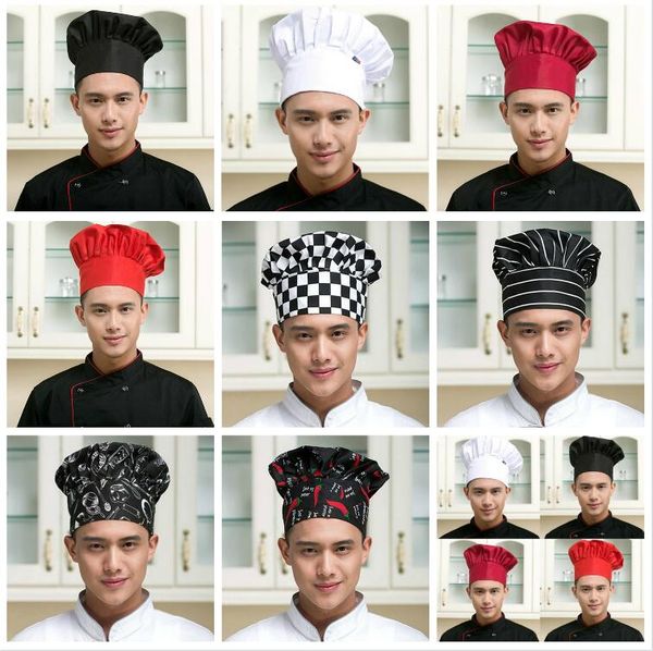 cooking adjustable chef hat men kitchen baker elastic hat catering cooking cap striped plain hats working cap folds mushroom cap 8 colors
cooking adjustable chef hat men kitchen baker elastic hat catering cooking cap striped plain hats working cap folds mushroom cap 8 colors