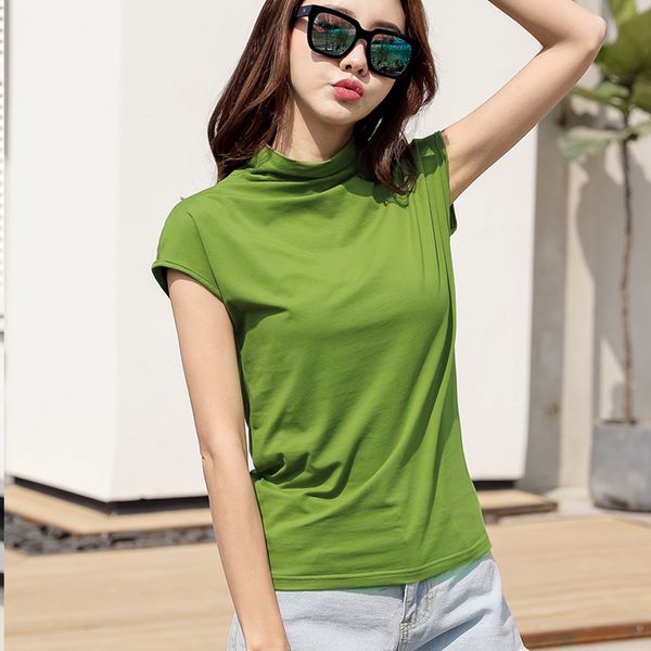 summer cotton t shirt women's slim fit 2020 new short sleeve sweet tees solid loose turtleneck tshirt women's shirts s 3xl, White
summer cotton t shirt women's slim fit 2020 new short sleeve sweet tees solid loose turtleneck tshirt women's shirts s 3xl, White